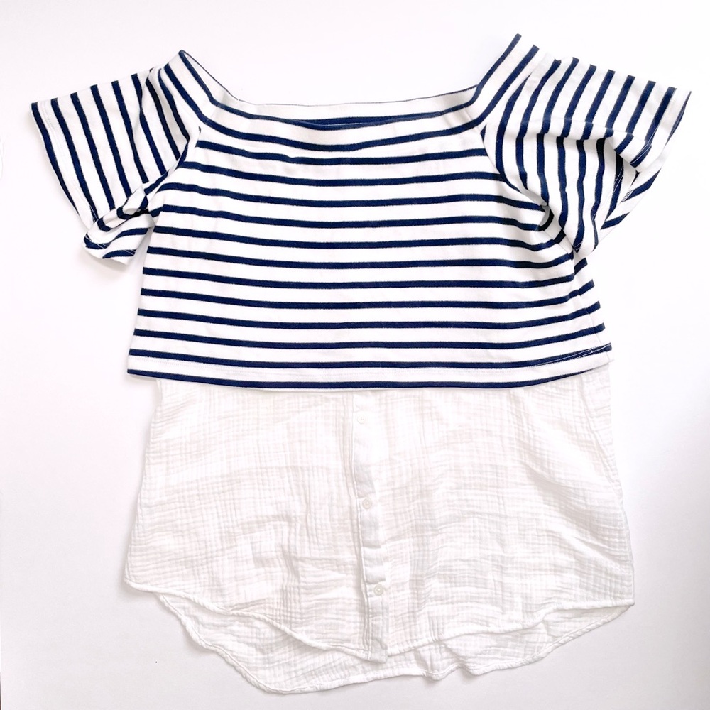 Anthropologie off the shoulder top, XS